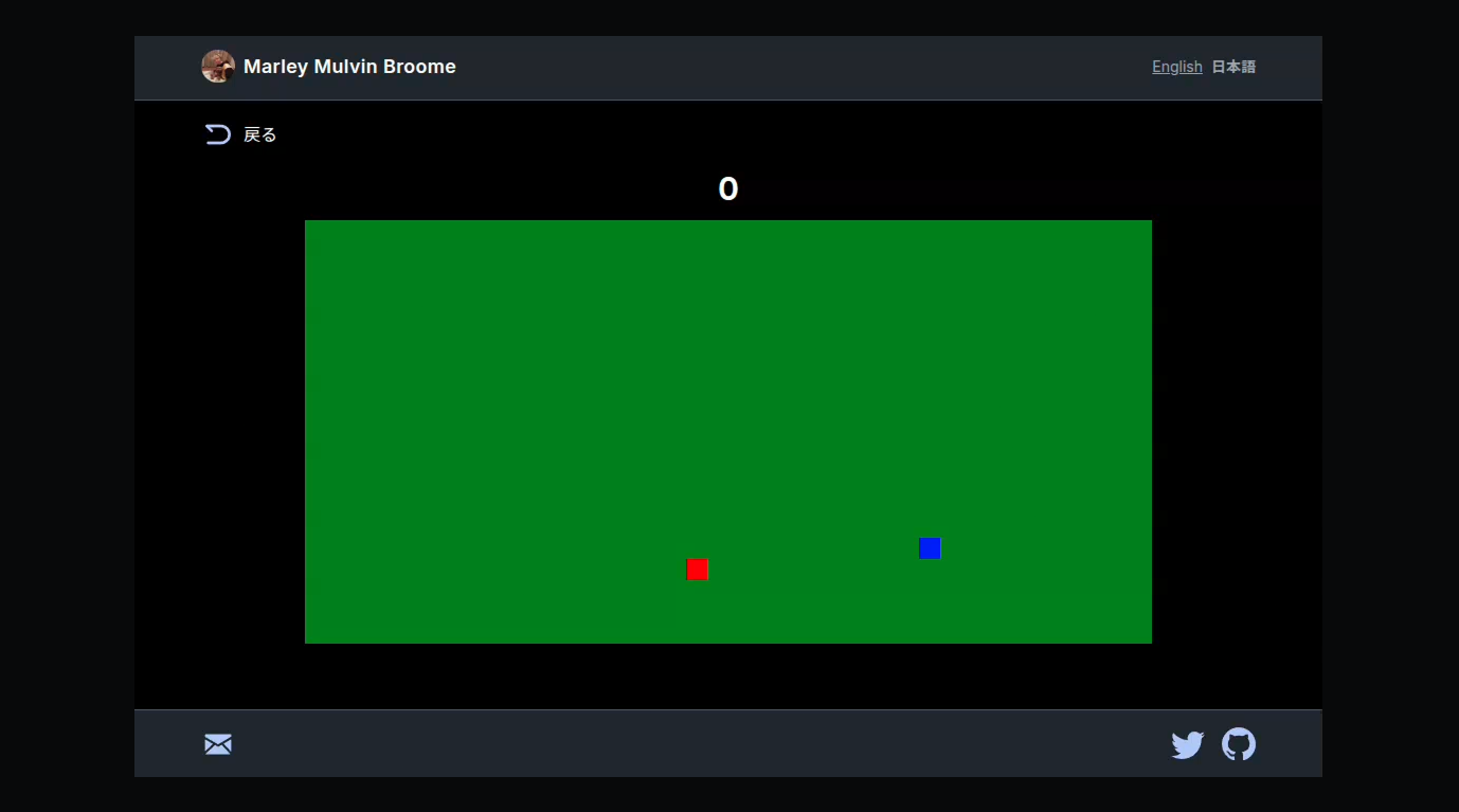 スネークゲームのプレイ動画