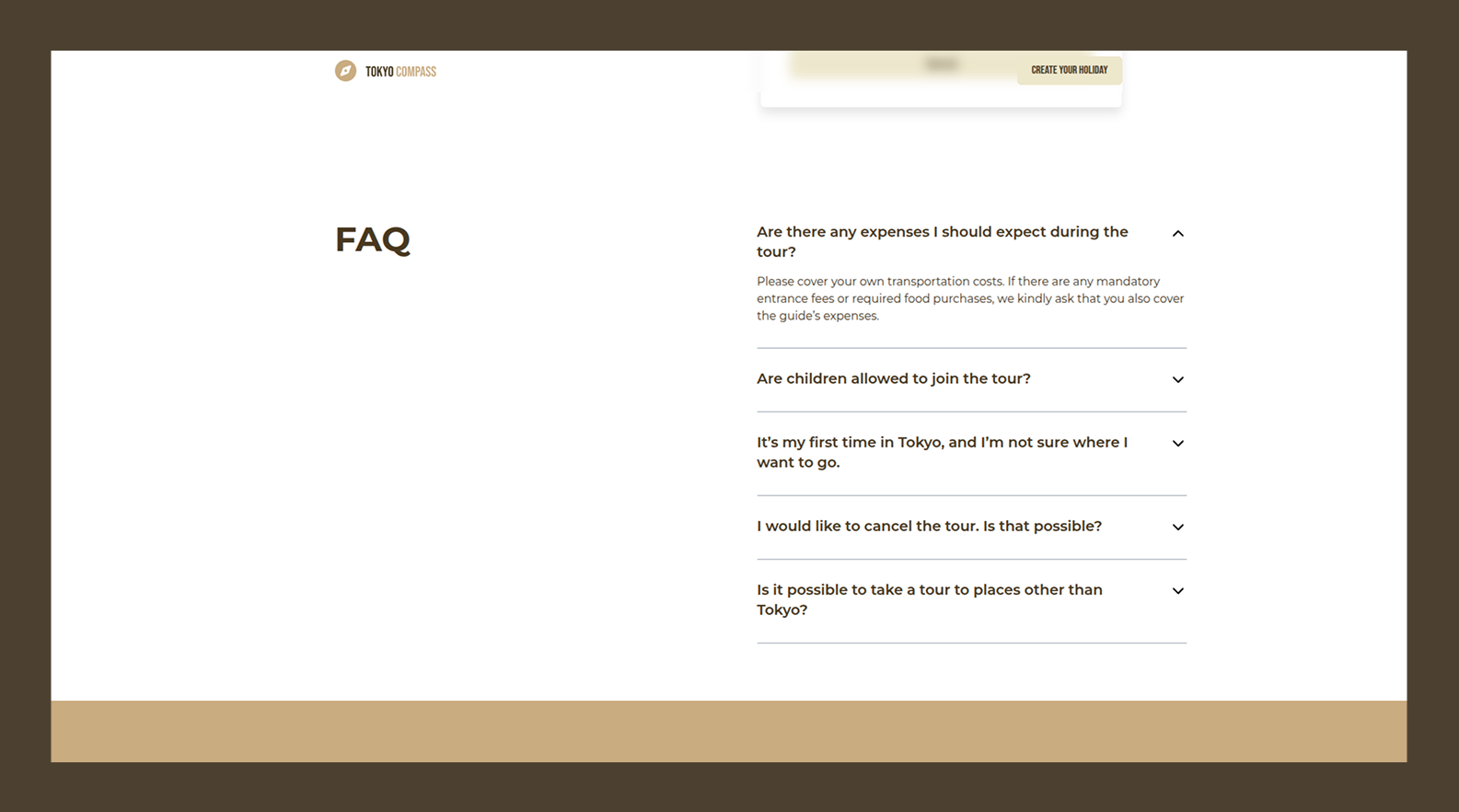 よくあるご質問ページ